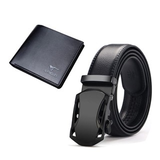 Bộ đôi thắt lưng da nam mp002 và ví da nam sep