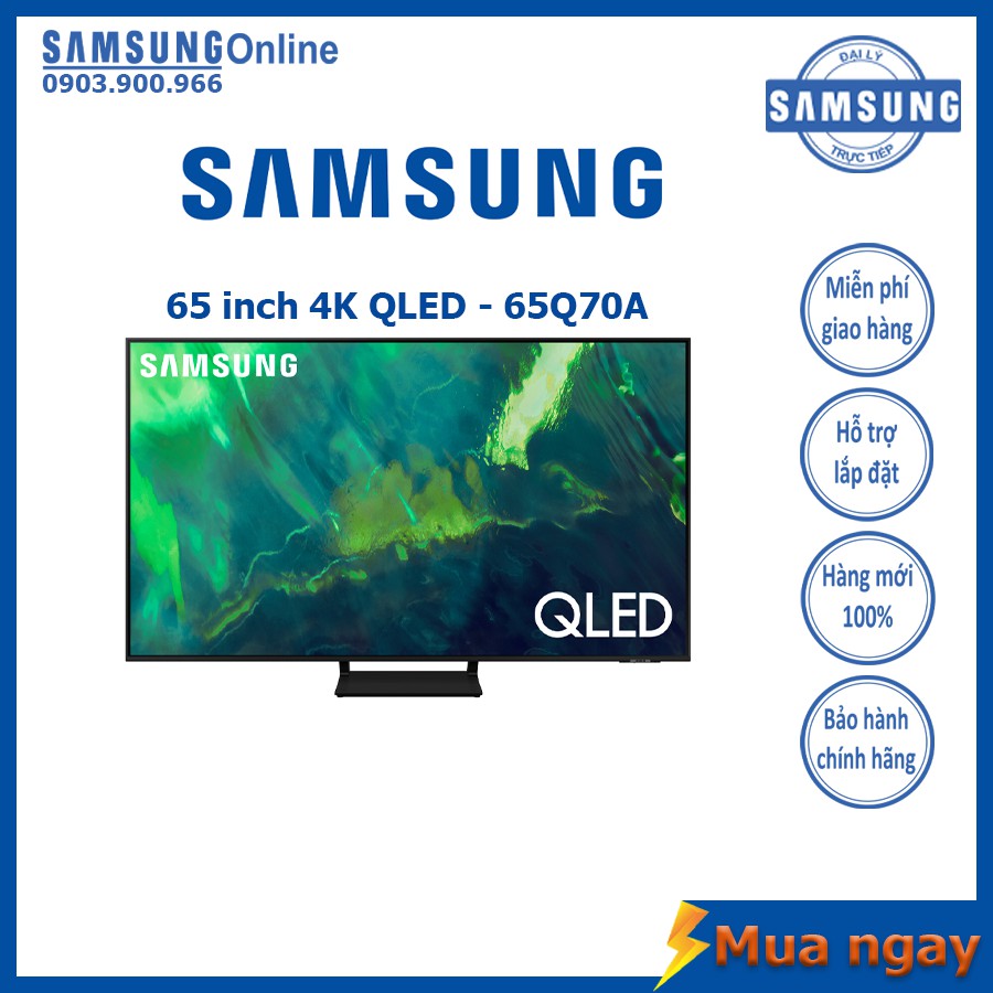 Smart TV Samsung 4K QLED 65 inch QA65Q70A Mới 2021 - Bảo hành 2 năm chính hãng