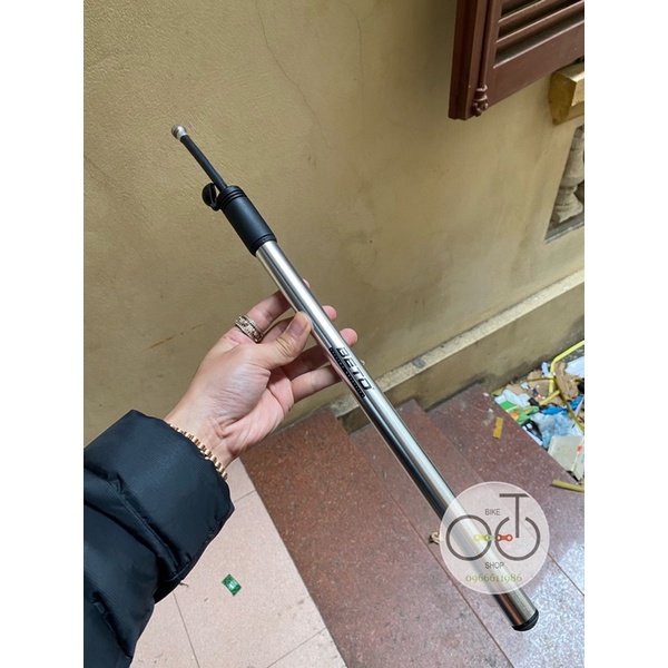 Bơm cầm tay mini BETO Inox 80psi  xe đạp