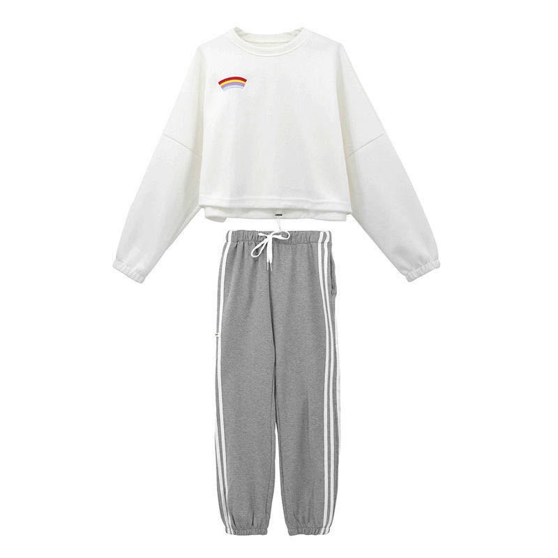 Set đồ thể thao IELGY dáng rộng phong cách Hàn Quốc thời trang dành cho nữ