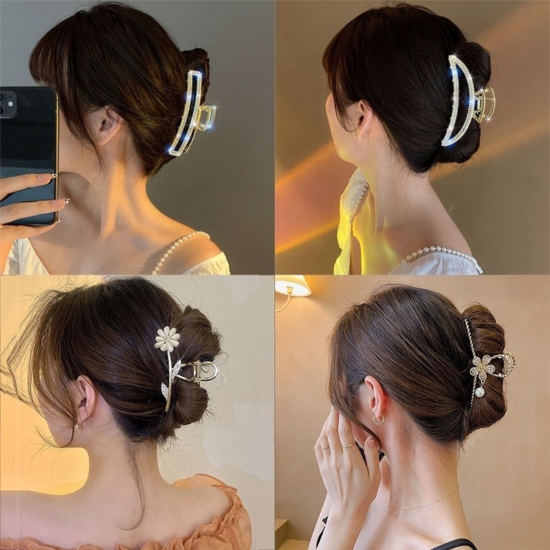 Tiên Kẹp Tóc Kim Loại Hình Hoa Hồng Thanh Lịch Cao Cấp set kẹp tóc hàn quốc kẹp càng cua nơ kẹp tóc mái kẹp tóc càng cua cặp tóc kẹp nơ kẹp mái phụ kiện tóc