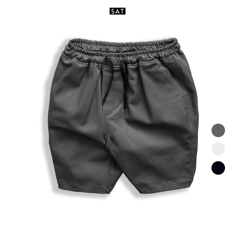 Quần short đùi nam SAT-03 vải kaki cao cấp, trẻ trung, dày dặn, co giãn nhẹ, chuẩn form.