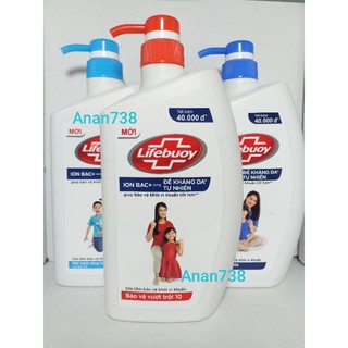 Sữa tắm Lifebuoy Bảo Vệ Vượt Trội (chai 850G)