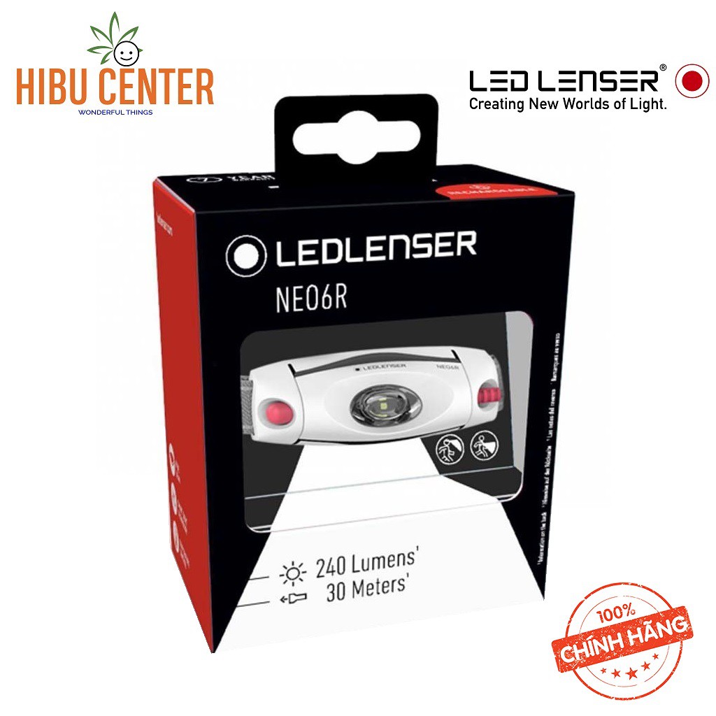 Đèn Pin Đội Đầu LEDLENSER Neo6R  240 Lumens | Kiểu Dáng Thể Thao Hibucenter