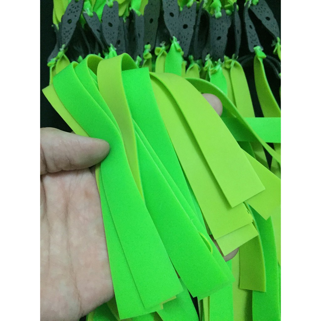 Dây chun cao su dày 1.0mm màu xanh, đỏ siêu bền dành cho Ná