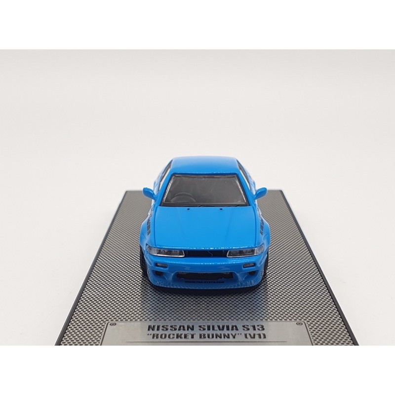 Xe Mô Hình Nissan Silvia S13 Pandem - &quot;Rocket Bunny&quot; (V1) 1:64 Inno Model ( Xanh Dương )