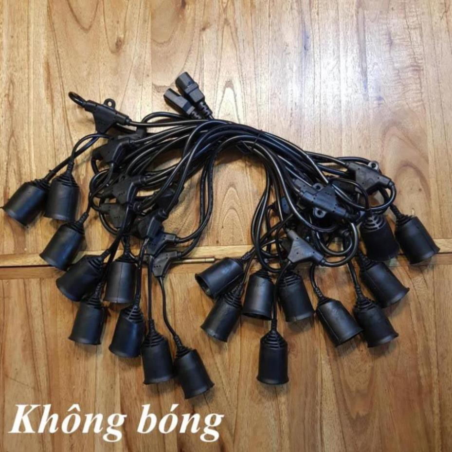 Dây đèn Pingpong chống nước ngoài trời 5m 10 đui, 10m 15 đui, 10m 19 đui kèm Đủ các loại bóng - Bestseller Shopee