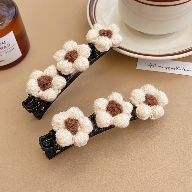 Kẹp Tóc Bằng Len Thiết Kế Mới Thời Trang Theo Phong Cách Retro 2022