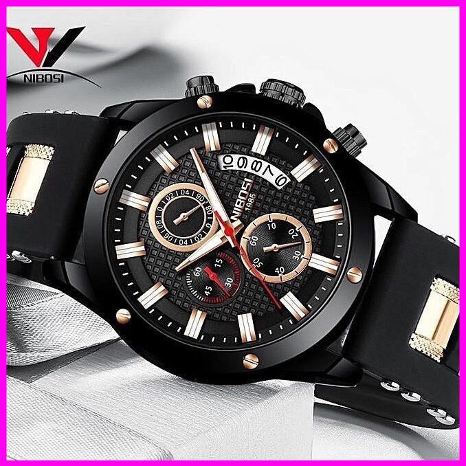 [Hàng xịn] [SIÊU GIẢM GIÁ] ĐỒNG HỒ NAM NIBOSI CHÍNH HÃNG DÂY SU CỰC BỀN CHẠY FULL 6 KIM THỂ THAO | BigBuy360 - bigbuy360.vn