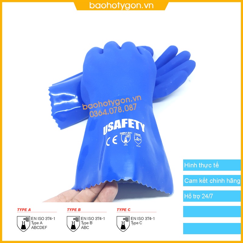 Găng tay chống hóa chất - Usafety