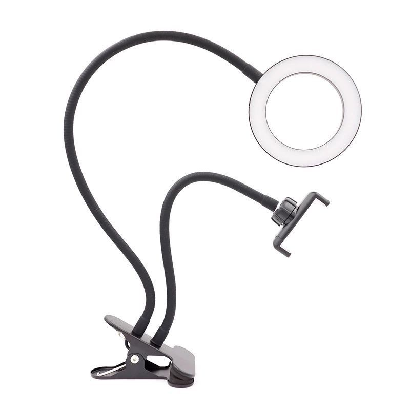 Đèn livestream , Đèn Led Mini Kẹp Bàn Làm Nail, Nối Mi 5 Chế Độ Sáng- mẫu mới