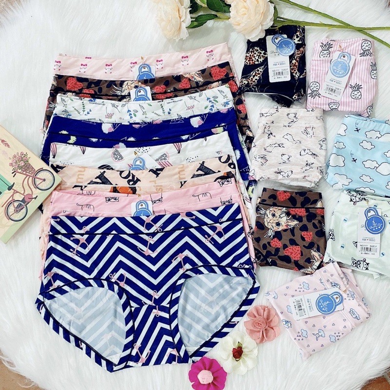 [Mã 12FASHIONSALE1 giảm 10K đơn 50K] Quần lót điều hoà cạp trung siêu mát 009 38-55kg | BigBuy360 - bigbuy360.vn