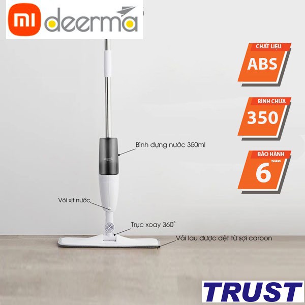 Cây Lau Nhà Phun Nước Xiaomi Deerma/Samono Water Spray Mop - TB500/SCM001