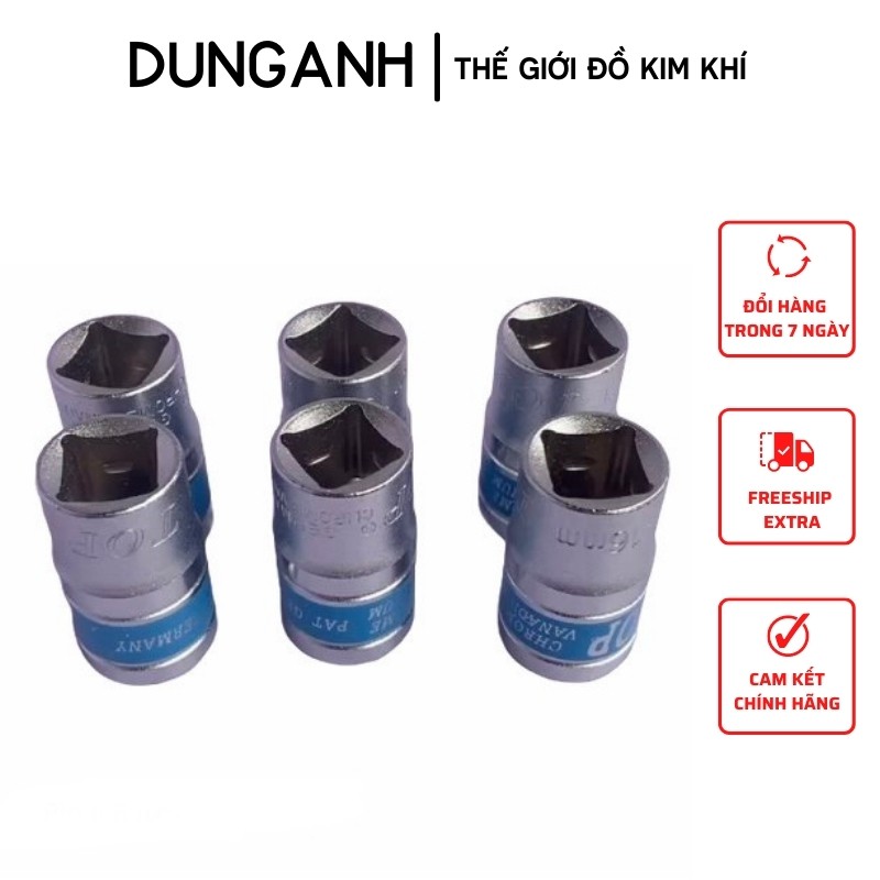 Đầu khẩu 1/2 lục giác đủ số - đầu tuýp 1/2 - Kim Khí Dung Anh