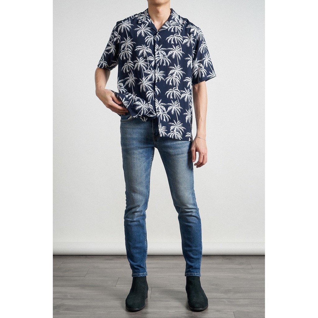 OWL BRAND® CUBAN SHIRT - Áo Sơ Mi Họa Tiết Hoa Lá Owl280620 | BigBuy360 - bigbuy360.vn