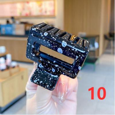 Kẹp tóc càng cua Hàn Quốc nữ đẹp dễ thương kiểu dáng trắng đen T009