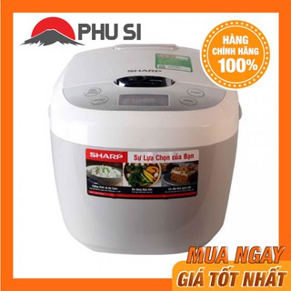 Nồi cơm điện tử sharp 1.8l ks-com180ev-gy
