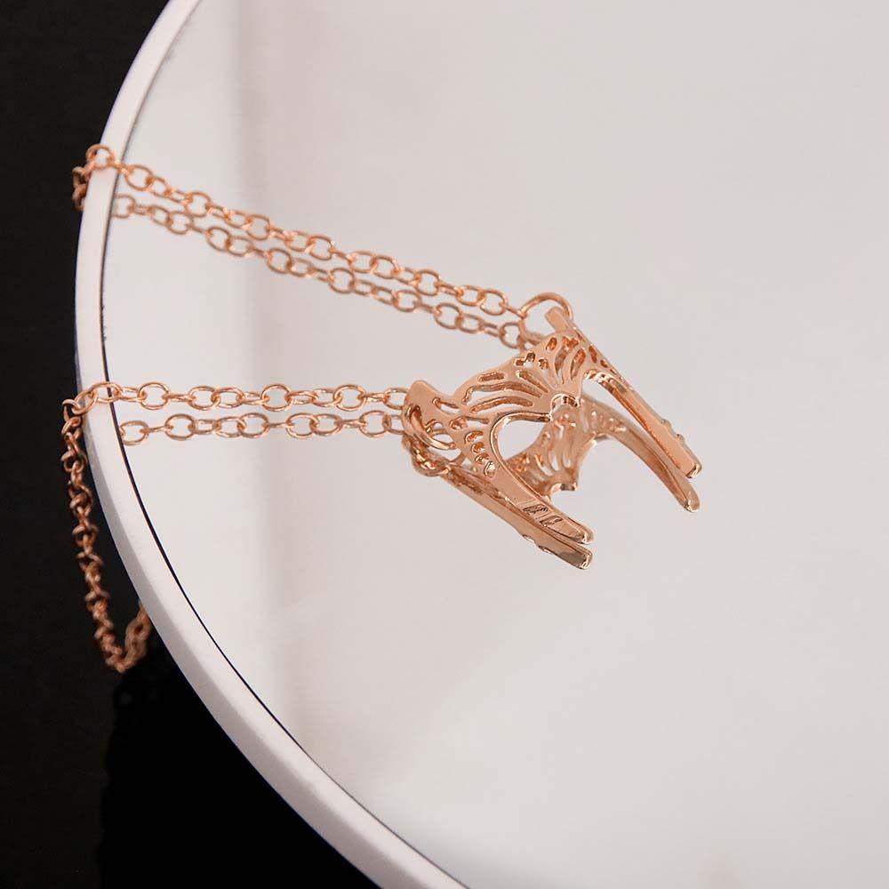 MXGOODS Vòng cổ Mặt Nhẫn Và Nhẫn Hóa Trang Phù Thủy Scarlet