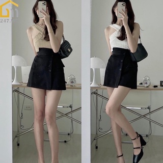 Áo kiểu cổ yếm chéo cổ chất thun xốp mềm mịn