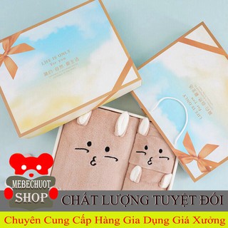 Hộp 3 khăn tắm hình thú món quà ý nghĩa cho ngày 20-11