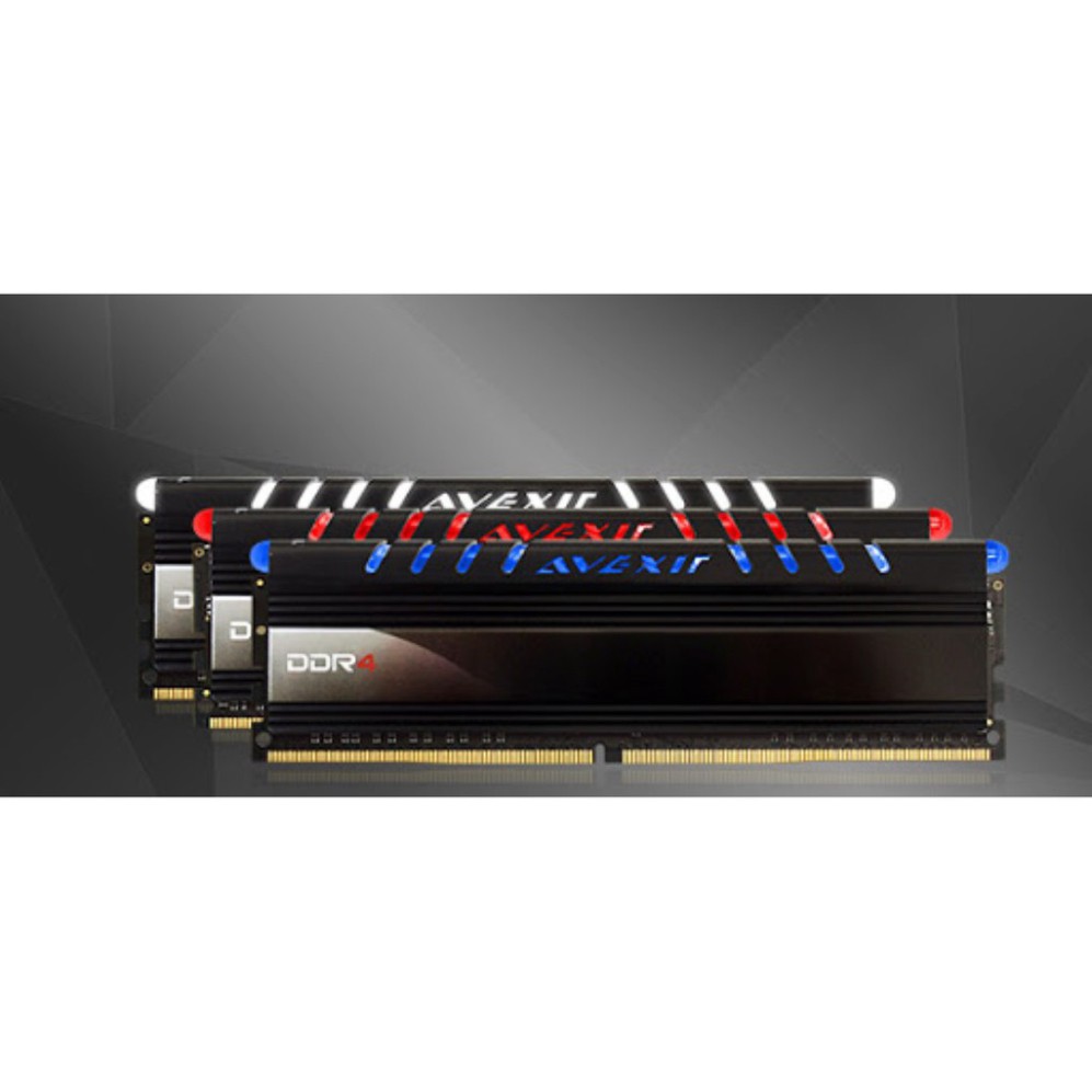 HOT- Bộ nhớ trong Ram Desktop AVEXIR 1COB Blue  16GB  DDR4 2666Mhz - New - BH 36 Tháng