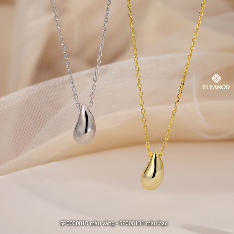 Dây chuyền nữ titan Eleanor Accessories hình giọt nước basic phụ kiện trang sức 0010