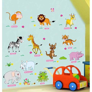 Decal dán tường hình thú