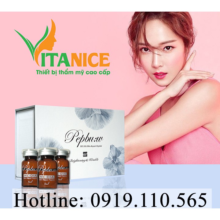 [tách lẻ] tế bào gốc pepbu trắng sáng, trẻ hoá da (1 lọ + tặng nắp )