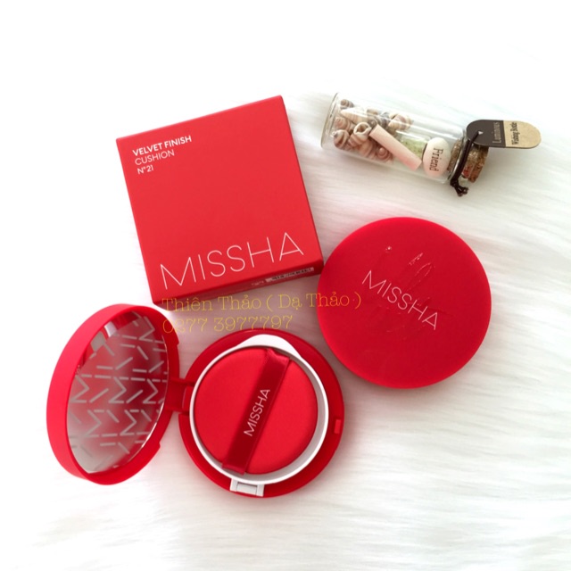 Phấn Nước Missha Velvet Finish Cushion SPF50+ PA+++ Độ Che Phủ Hoàn Hảo (hscosmetics) | BigBuy360 - bigbuy360.vn