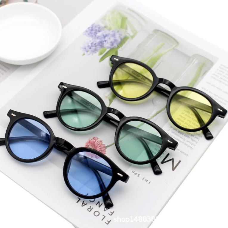 Kính Râm Thời Trang Nam Nữ Gọng Tròn Hàn Quốc D69