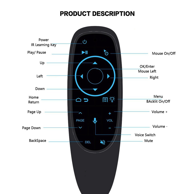 GOOGLE Máy Phát Âm Thanh G10S Pro BT Điều Khiển Bằng Giọng Nói G10 Cho Android TV Box