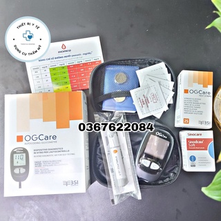 (Giao nhanh HCM) Máy đo đường huyết tiểu đường OGCare - Sản xuất tại Ý