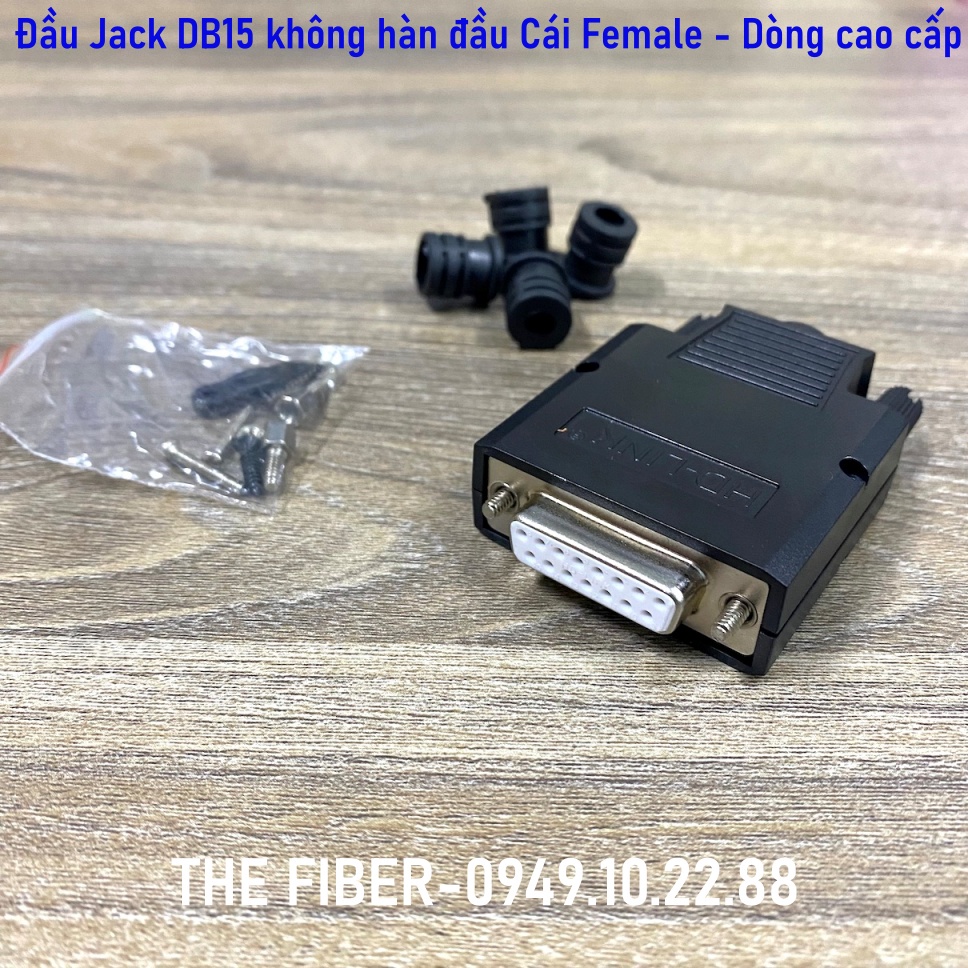 Đầu Jack DB15 không hàn đầu Cái Female - Dòng cao cấp