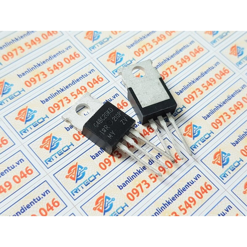 [Combo 5 chiếc] IRG4BC20KD, G4BC20KD IGBT 9A/600V TO-220 (Mới)