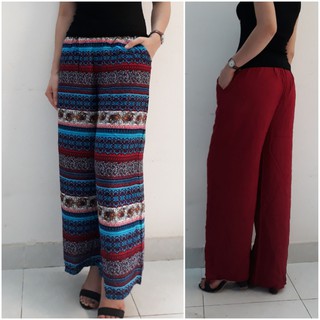 Quần ống rộng lanh-đũi[42-58 kg]