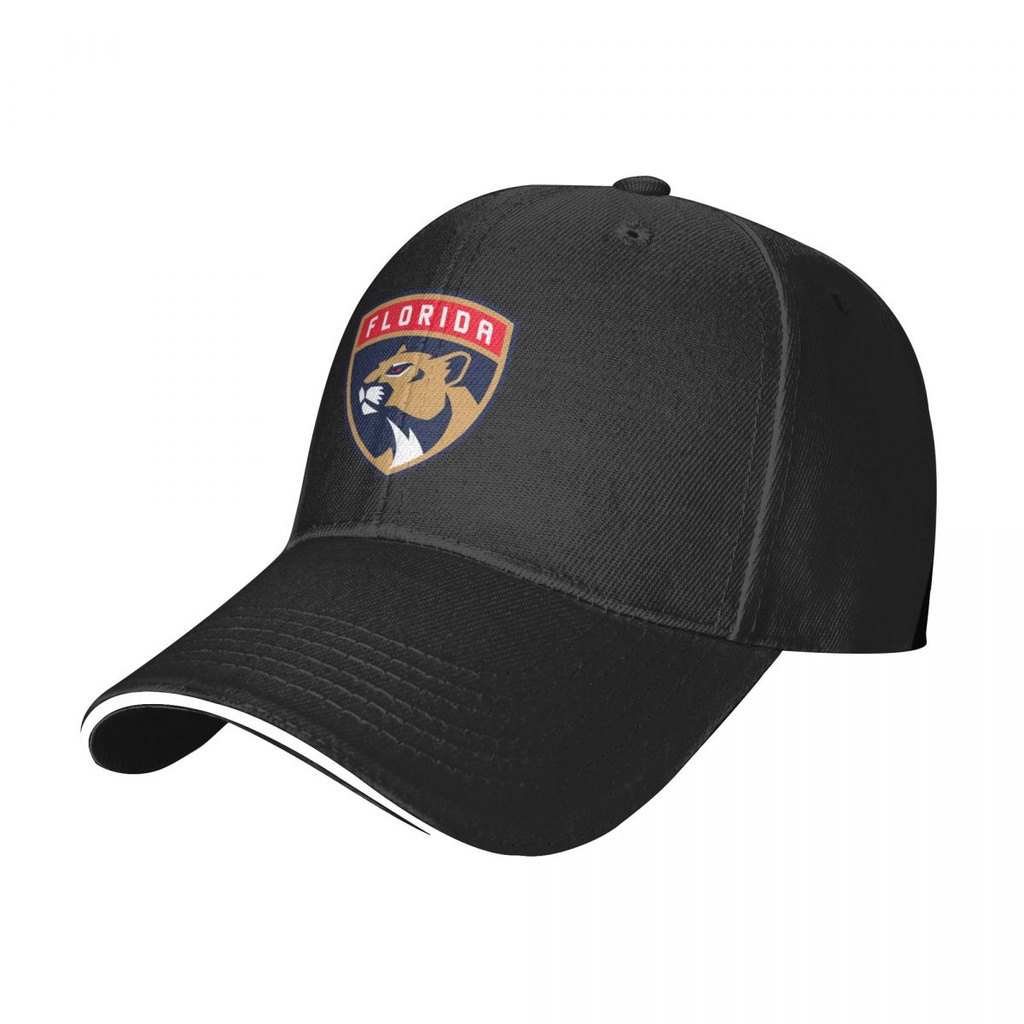 Florida Panthers Logo NHL Bóng Chày Nam Nữ Mũ Polyester Unisex Golf Chạy Chống Nắng Mũ Snapback Có T