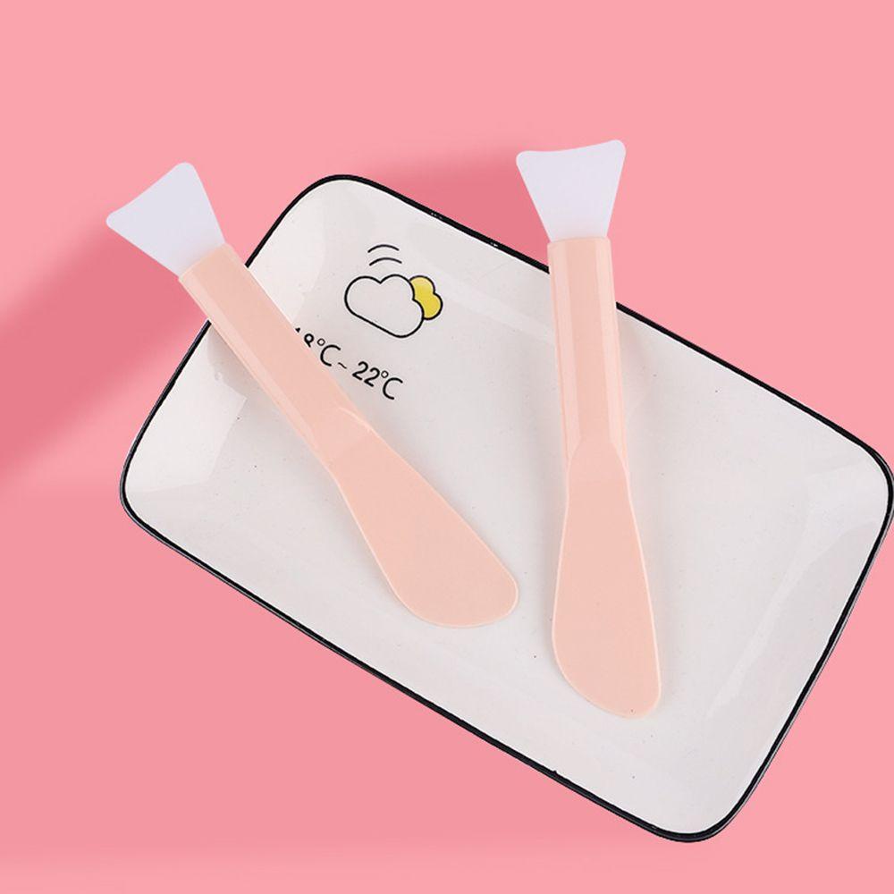 [Hàng mới về] Cọ hai đầu trộn đắp mặt nạ chăm sóc da từ silicon mềm mại chuyên dùng