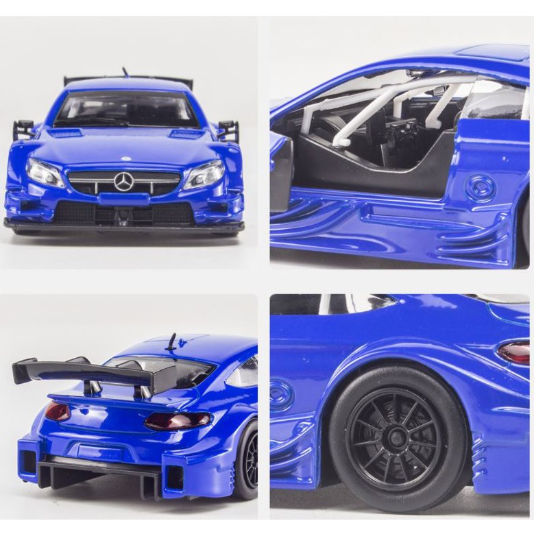 Siêu xe ô tô mô hình kim loại Mercedes-Benz C63 DTM tỷ lệ 1:32