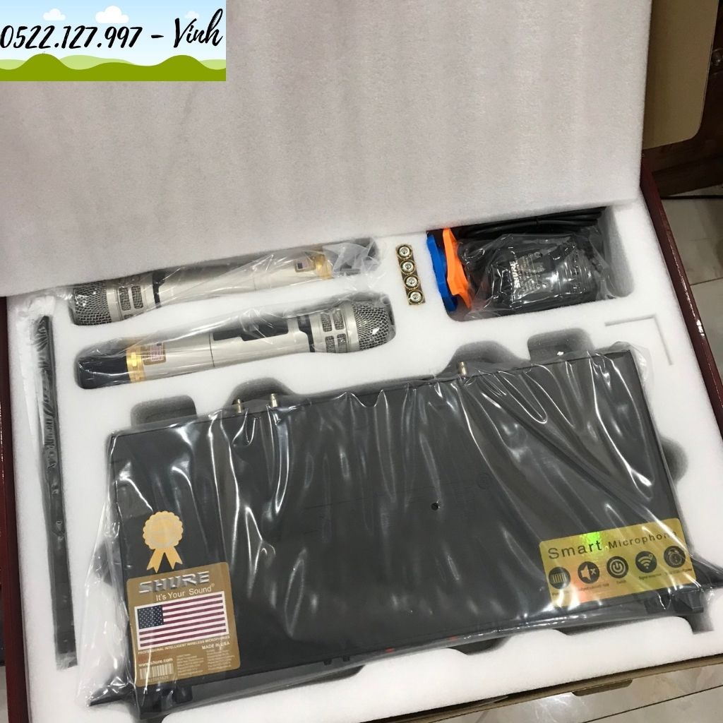 Micro không dây SHURE UR29D PLUS  - Gia Khang Shop