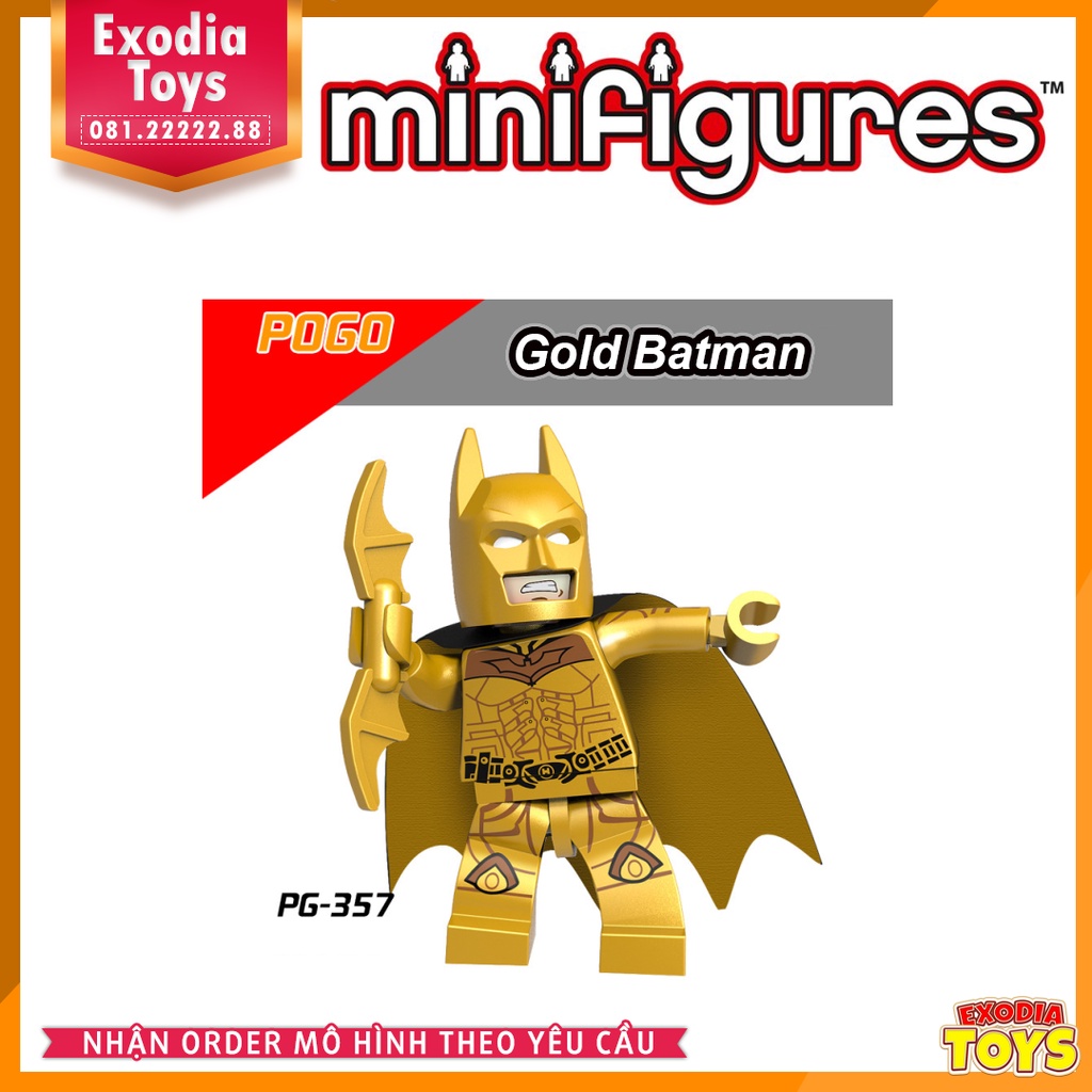 Xếp hình Minifigure siêu anh hùng Batman : Người Dơi - Đồ Chơi Lắp Ghép Sáng Tạo - POGO 8076