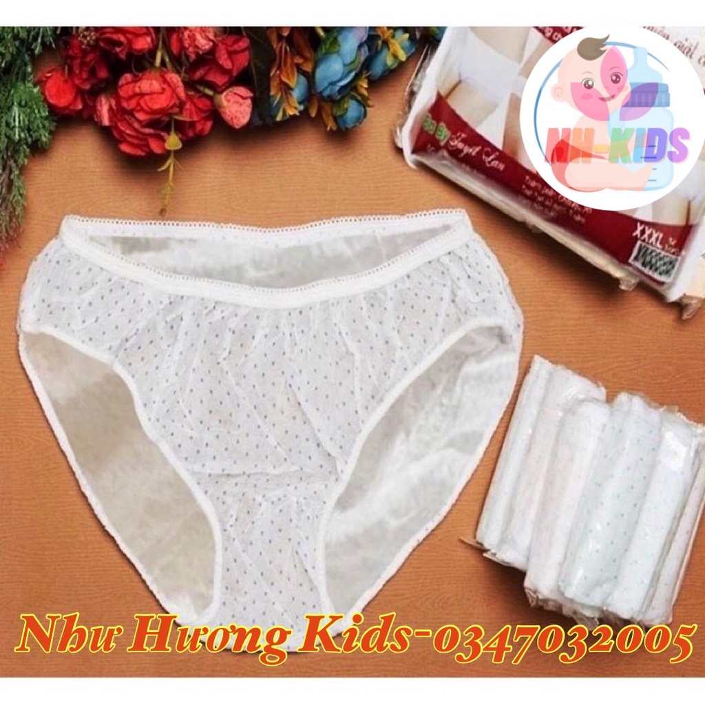 QUẦN LÓT GIẤY CAO CẤP CHO MẸ DÙNG SAU SINH- QUẦN LÓT GIẤY TIỆN LỢI