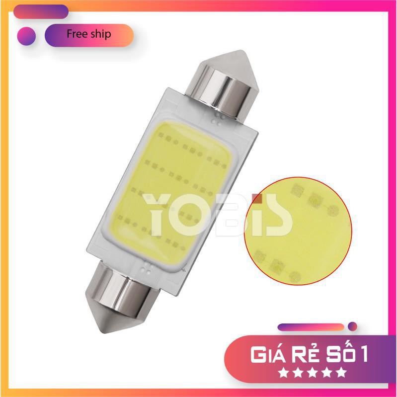 ⚡️GIÁ TỐT⚡️ Đèn LED Chân C5W Gắn Trần Xe Ôtô - Dòng Cao Cấp Có Tản Nhiệt - Đèn Trần Ôtô - FULL SIZE