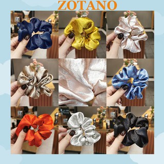 Buộc tóc scrunchies vải cực đẹp, dây búi tóc hot trend hàn quốc SC03