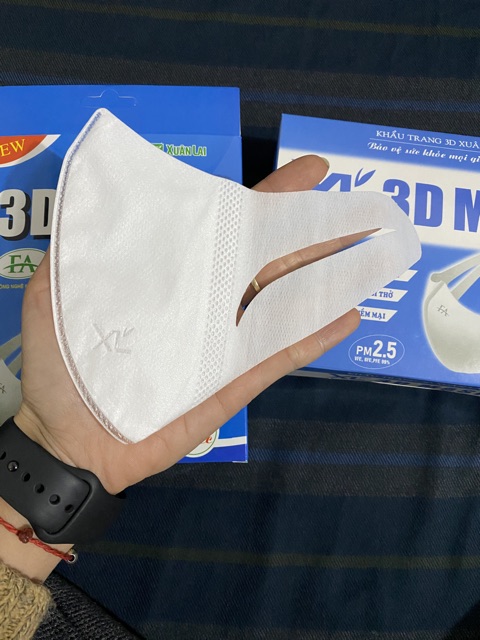 Khẩu trang 3D Xuân Lai tiêu chuẩn Nhật - Việt Nam.