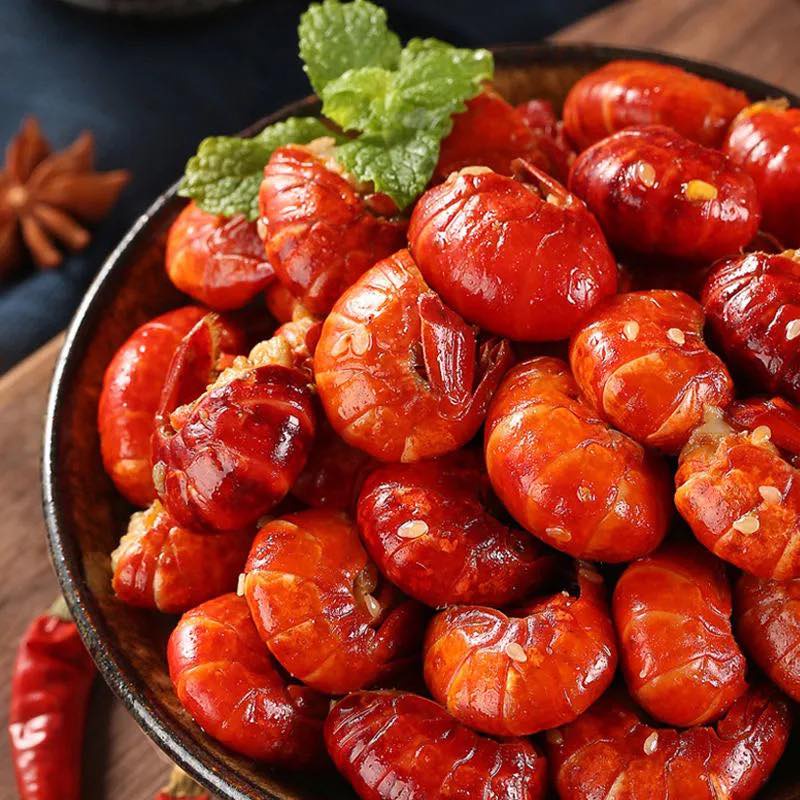 TÔM HÙM ĐẤT SỐT CAY ĐÓNG HỘP