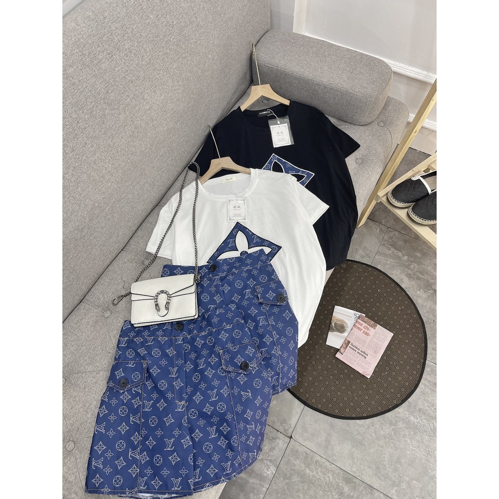 Set đồ nữ cá tính, set quần lửng áo thun đi chơi sang chảnh mùa hè đẹp 8A00161 | BigBuy360 - bigbuy360.vn