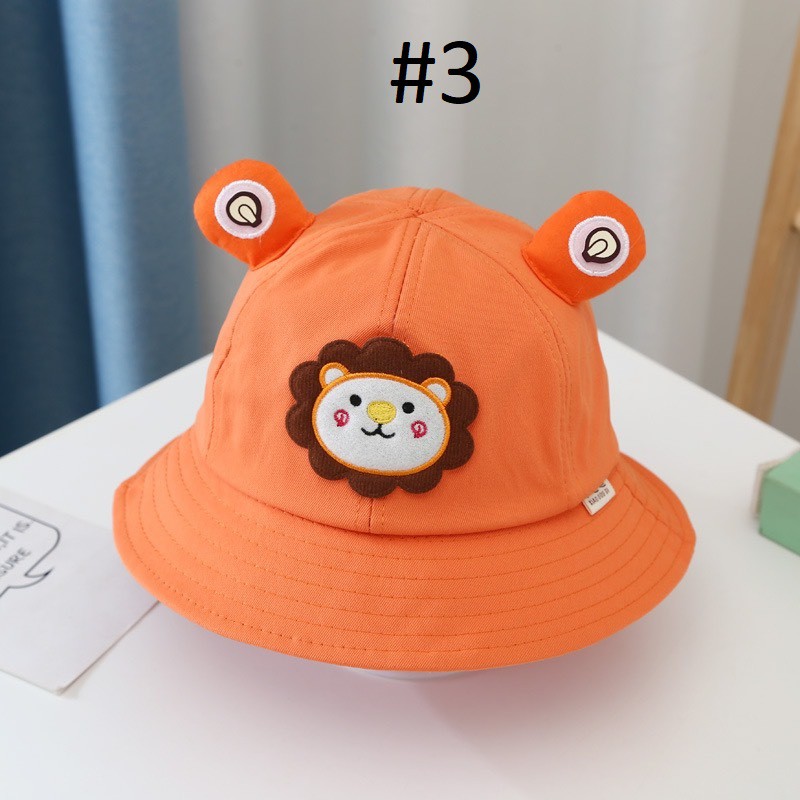 Mũ nón gấu rộng vành đi biển bé trai bé gái 1-3 tuổi đáng yêu cực xinh