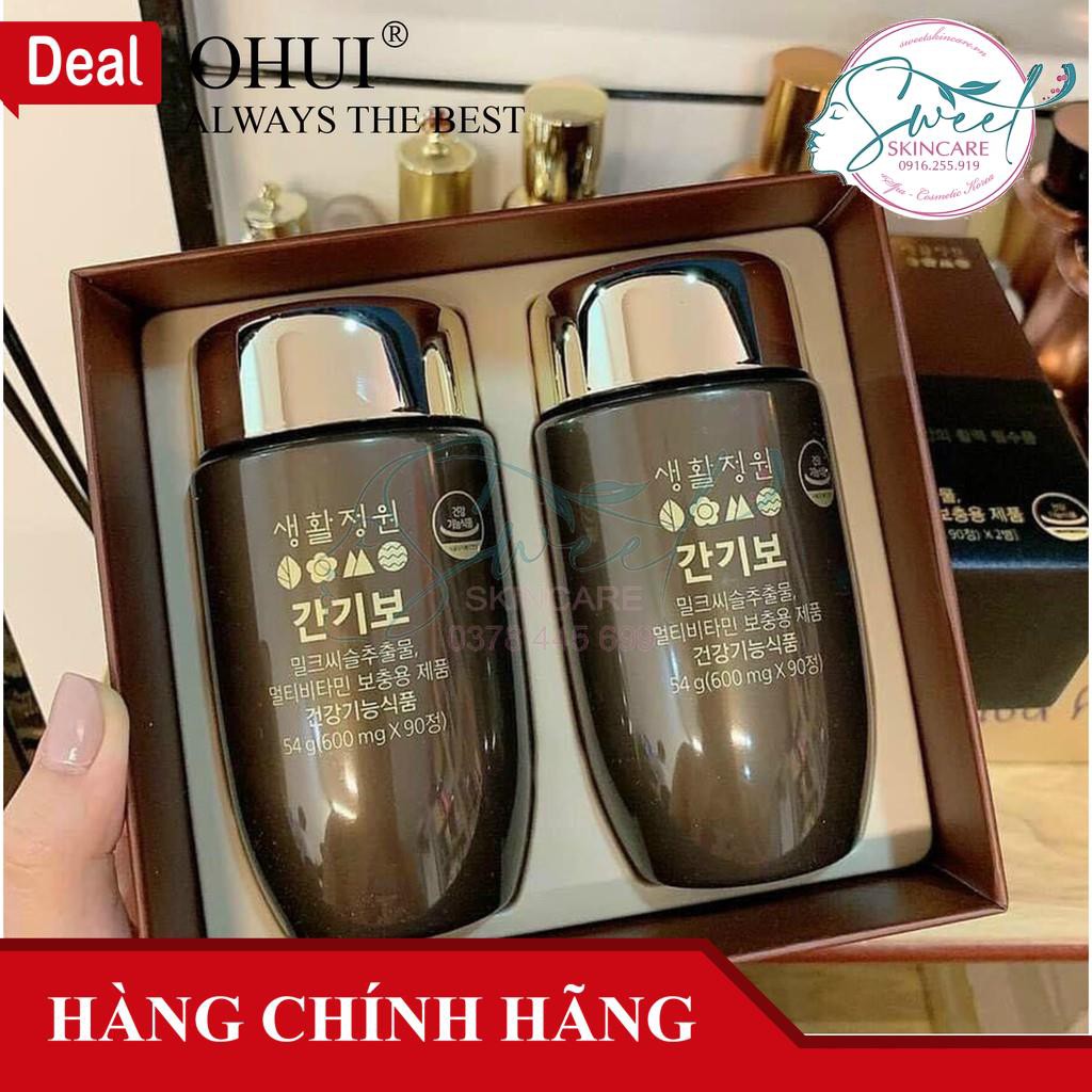 Viên uống thải độc gan làm đẹp da Gangibo Ohui Hàn Quốc