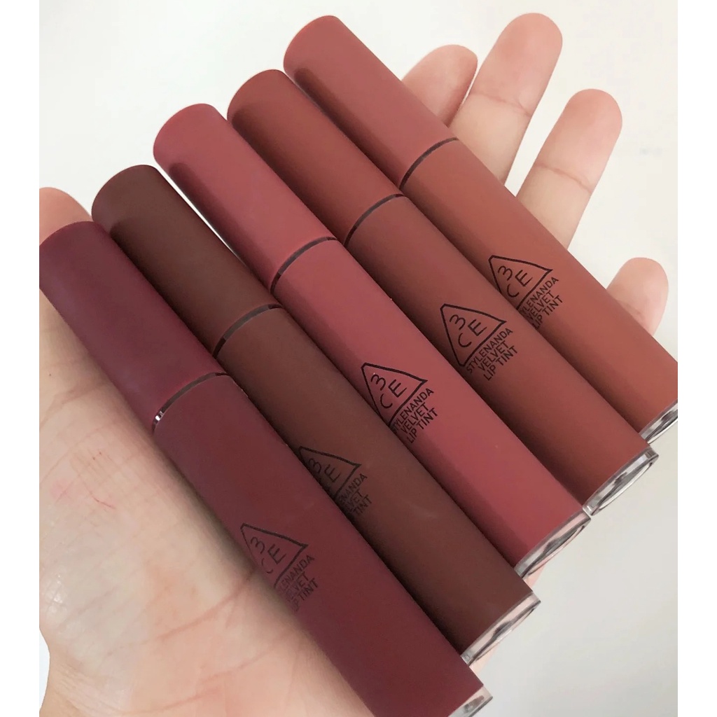 Son kem lì 3ce velvet lip tint #taupe (có sẵn) | BigBuy360 - bigbuy360.vn