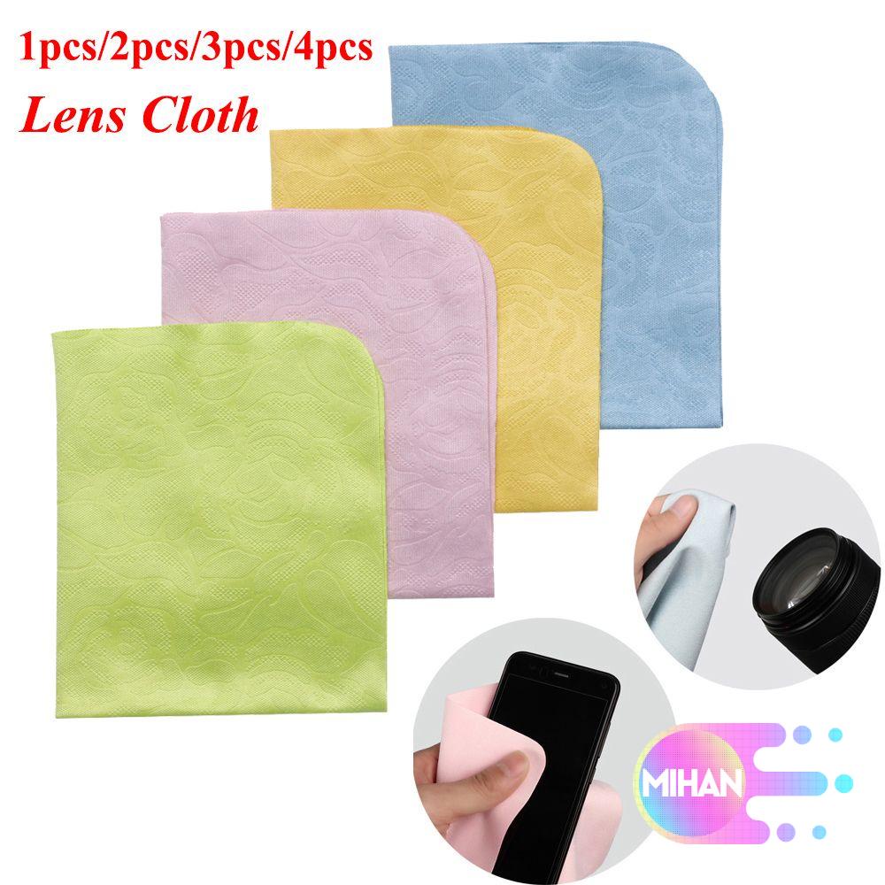 Khăn lau mắt kiếng / màn hình điện thoại bằng vải sợi màu ngẫu nhiên